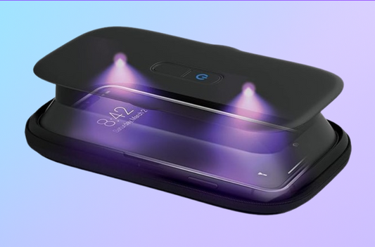Pure UV Portable Sanitizer - Rechargeable UV Light Sterilizer Box - Effectively Eliminates 99.9% of Germs